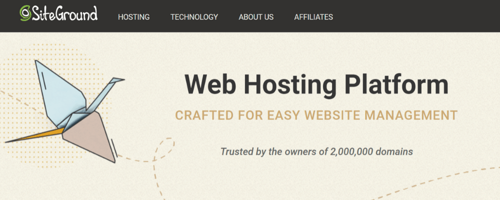 sitegraound web hosing platform